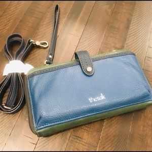 The Sak Leather Crossbody Phone Wallet